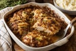 French Onion Baked Chicken recipe from Simone's Protein Plate