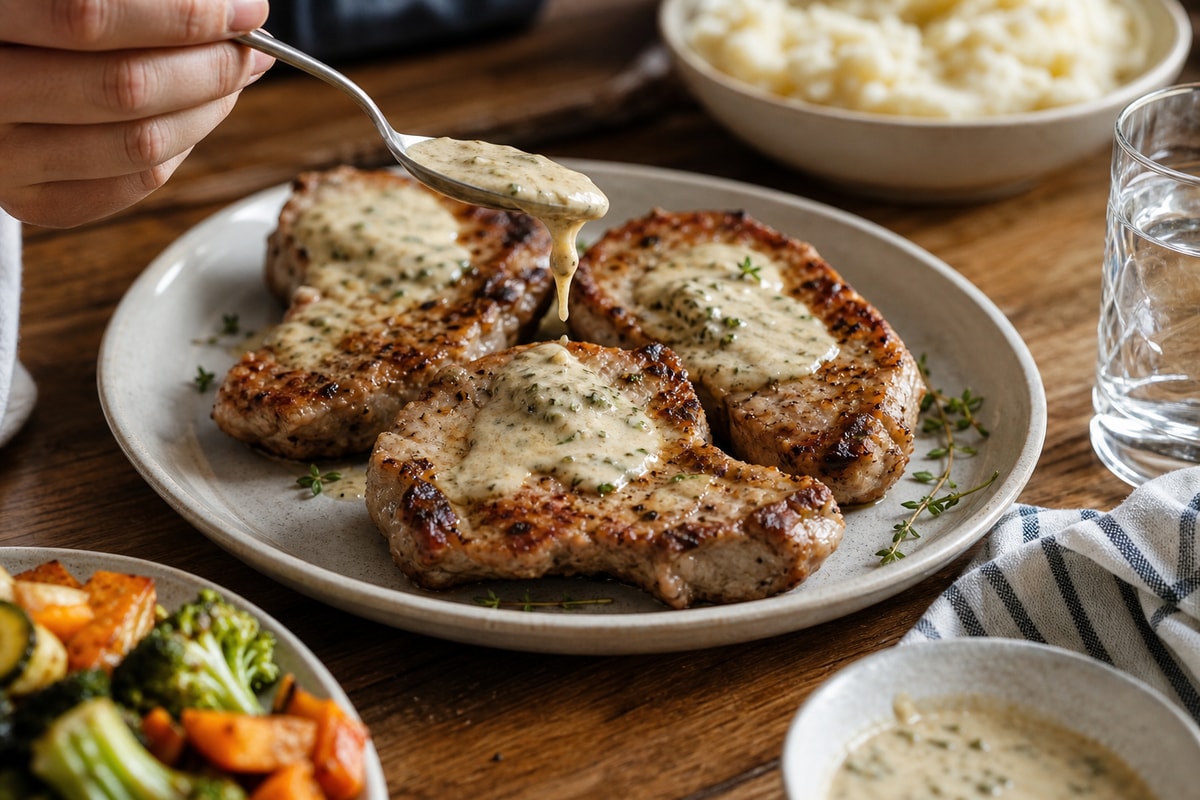 Ranch Pork Chops recipe from Simone's Protein Plate