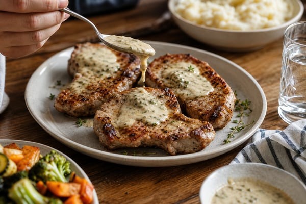 Ranch Pork Chops Ranch Pork Chops recipe from Simone's Protein Plate