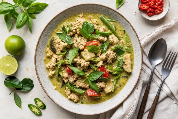 Thai Green Curry Turkey recipe from Clear Brook Kitchen