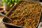 Turkey Keema Pea Curry Tray recipe from Crescent & Sumac Kitchen