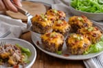 Cheeseburger Meatloaf Cups recipe from Ketolite Table