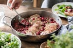 Turkey Tenderloin Cranberry Shallot Pan recipe from Featherlite Fork