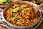 Shrimp Taco Rice Mild Night recipe from Safe Harbor Table