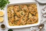 Chicken Piccata Caper Tray recipe from Safe Harbor Table