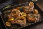 Lemon Rosemary Pork Chops Tray recipe from Safe Harbor Table