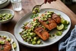 Grilled Salmon Avocado Salsa recipe from Primal Flame Kitchen