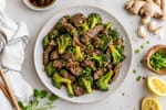 Garlic Ginger Beef Broccoli Stir-Fry recipe from Primal Flame Kitchen