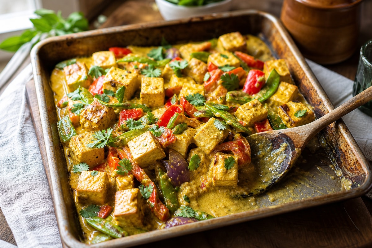 Coconut Curry Tofu Tray recipe from Pure Fork Plant Lab