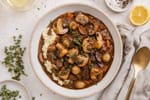 Vegan Mushroom Bourguignon recipe from Pure Fork Plant Lab