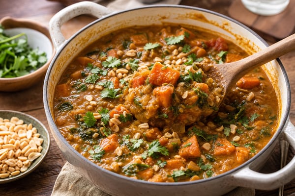 Sweet Potato Peanut Stew Sweet Potato Peanut Stew recipe from Pure Fork Plant Lab