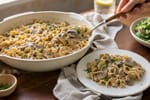 Mushroom Stroganoff Noodles recipe from Verdigrain Table