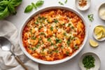 Tomato Basil Gnocchi Bake recipe from Verdigrain Table