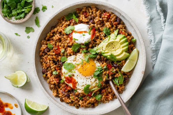 Crowd Feed Smoky Lentil Taco Rice Crowd Feed Smoky Lentil Taco Rice recipe from Pantry Ledger Kitchen