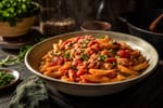 Penny-Wise Pantry Tomato Tuna Pasta recipe from Pantry Ledger Kitchen