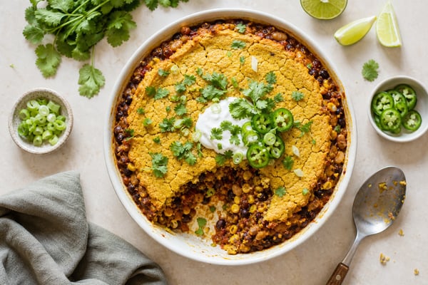 Pantry Bean Corn Tamale Pie Pantry Bean Corn Tamale Pie recipe from Pantry Ledger Kitchen
