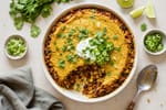 Pantry Bean Corn Tamale Pie recipe from Pantry Ledger Kitchen