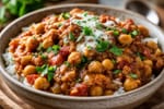 Penny-Wise Spiced Chickpea Stew with Rice recipe from Pantry Ledger Kitchen