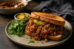 Pantry Sloppy Lentil Sandwich Night recipe from Pantry Ledger Kitchen