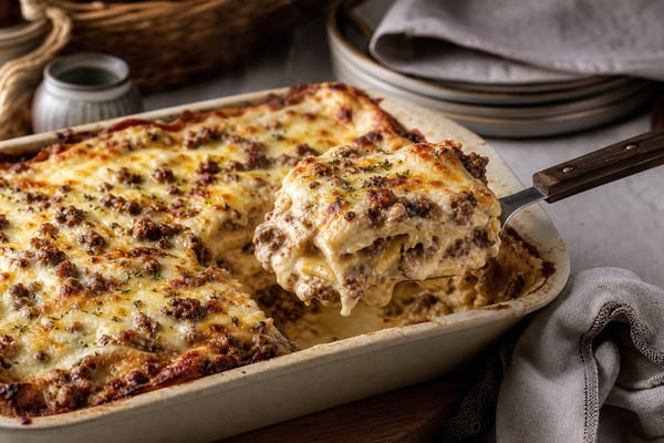 Southern-Style White Lasagna Bolognese Southern-Style White Lasagna Bolognese recipe from Velvet Spoon Kitchen