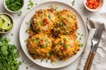Creamy Cheesy Taco Lasagna Stacks recipe from Velvet Spoon Kitchen