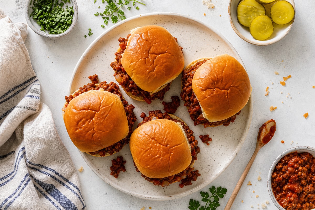 Sunday Sloppy Joe Sandwiches Sunday Sloppy Joe Sandwiches recipe from Heritage Fork Suppers