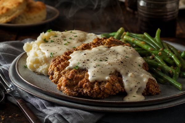Homestyle Country Fried Steak recipe from Heritage Fork Suppers