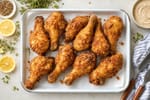 Sunday Southern Fried Drumsticks Tray recipe from Heritage Fork Suppers