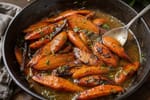 Seared Vanilla Brown Butter Carrots Duck Style recipe from Copper Ladle Studio