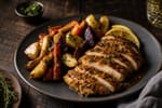 Market Honey Lemon Chicken with Roasted Roots recipe from Bright Balance Kitchen