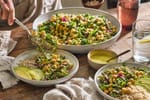 Garden Curried Yogurt Chickpeas with Greens recipe from Bright Balance Kitchen
