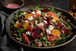 Glow Beet Citrus Goat Cheese Salad recipe from Bright Balance Kitchen