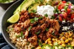 Garden Chile Lime Jackfruit Street Taco Bowls recipe from Bright Balance Kitchen