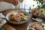 Power Grilled Chicken Quinoa Bowls recipe from Macro Plate Co.
