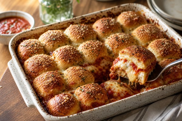 Dippable Mini Chicken Parmesan Sliders Dippable Mini Chicken Parmesan Sliders recipe from Little Fork Academy