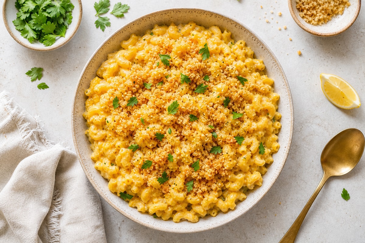Mild Mac and Cheese with Hidden Squash recipe from Little Fork Academy