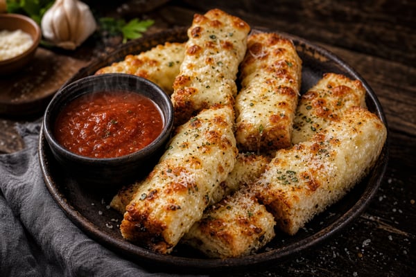 Dippable Cheesy Garlic Bread Pizza Night Dippable Cheesy Garlic Bread Pizza Night recipe from Little Fork Academy