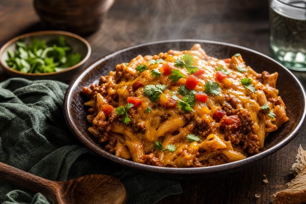 Cheesy Cheesy Taco Pasta Mild Cheesy Cheesy Taco Pasta Mild recipe from Little Fork Academy