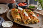 Crowd-Pleasing Breakfast Burrito Rolls recipe from Little Fork Academy