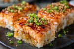 Portioned Teriyaki Salmon Rice Portions recipe from Sunday Box Kitchen