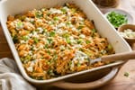 Portioned Buffalo Chicken Quinoa Bowls recipe from Sunday Box Kitchen