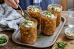 Tray Moroccan Chickpea Stew Jars recipe from Sunday Box Kitchen