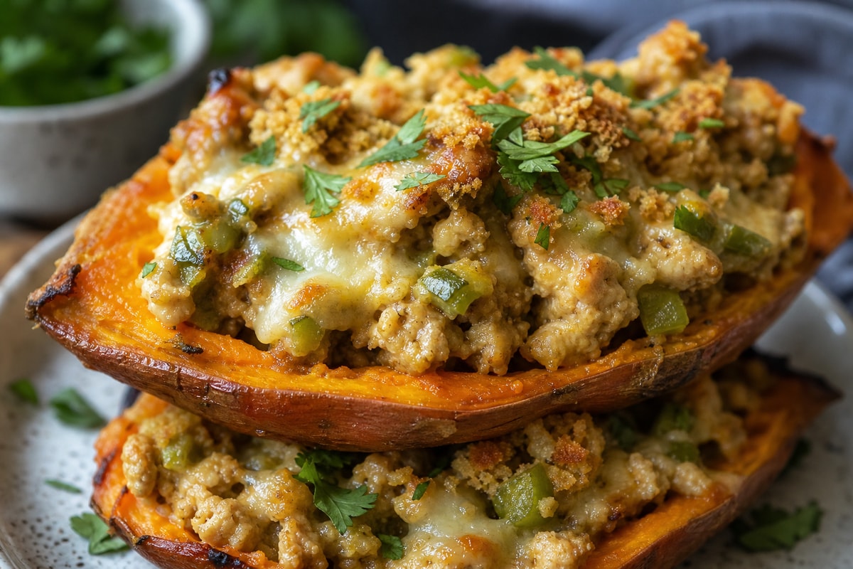Batch Green Chile Turkey Sweet Potato Batch Green Chile Turkey Sweet Potato recipe from Sunday Box Kitchen
