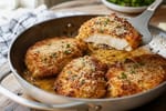 Lightning Crispy Parmesan Chicken Cutlets recipe from Quarter Hour Table