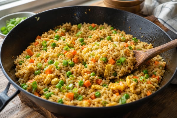 Weeknight 10-Minute Veggie Fried Rice recipe from Quarter Hour Table
