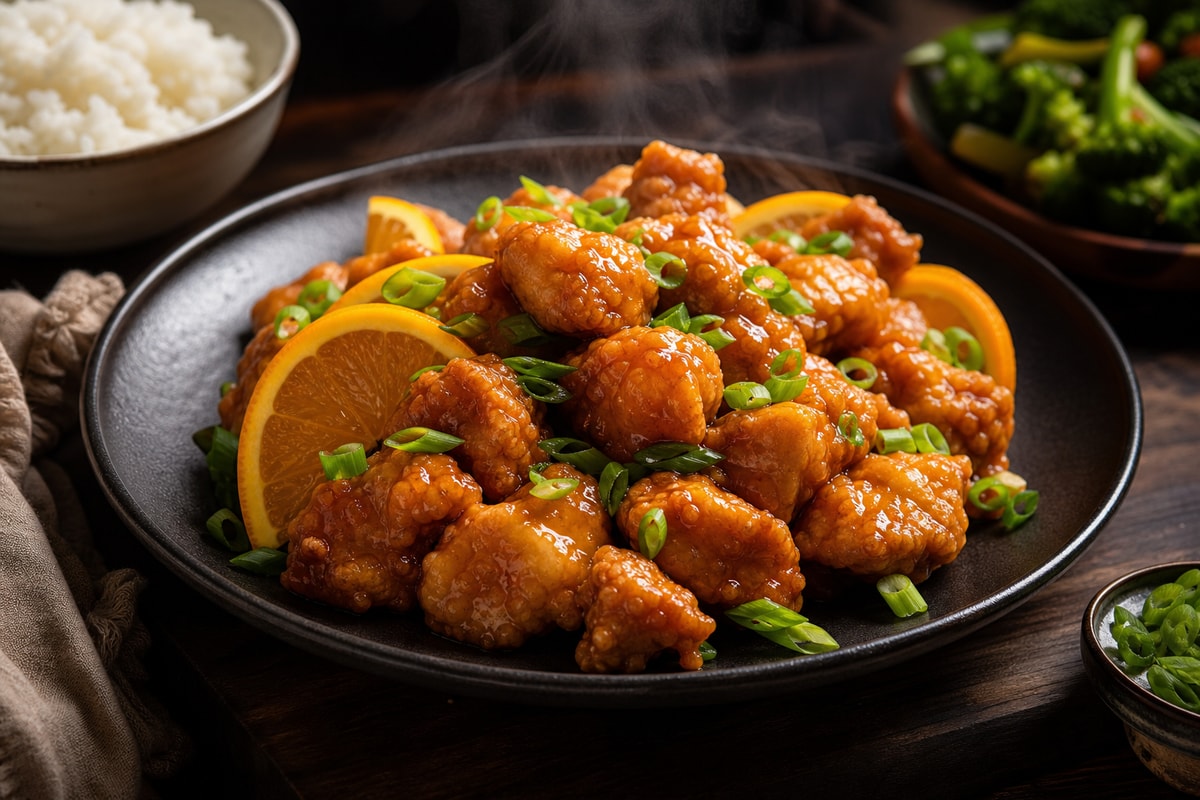 Orange Chicken recipe from Pebble Plate Kids