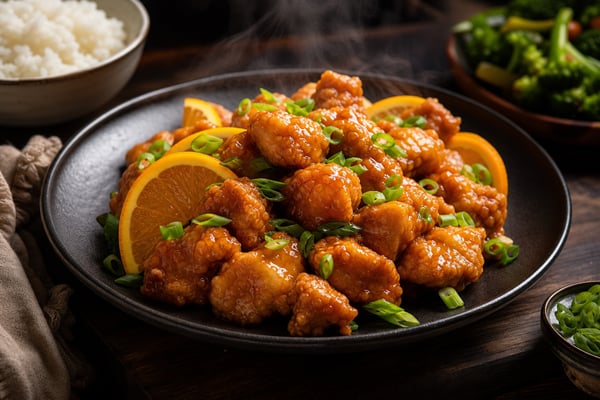 Orange Chicken recipe from Pebble Plate Kids