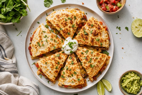 Quesadilla recipe from Pebble Plate Kids