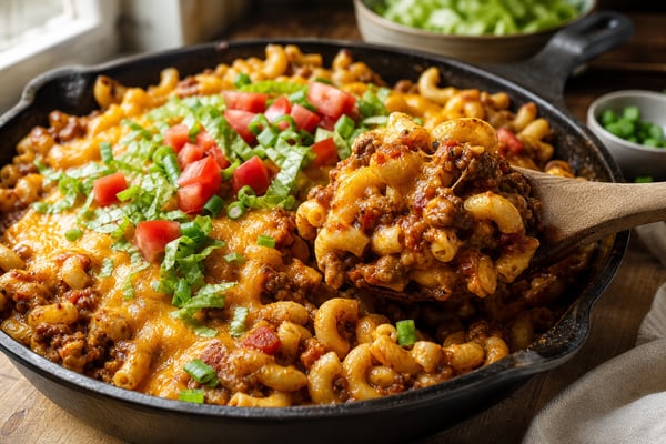 Taco Macaroni recipe from Pebble Plate Kids