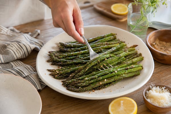 Air Fryer Asparagus recipe from The Snap Skillet